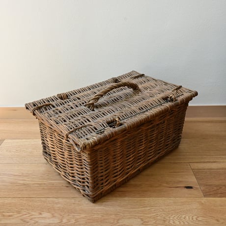 France Old wood basket Paniers / フランス ストックバスケット パニエ かご ラタン