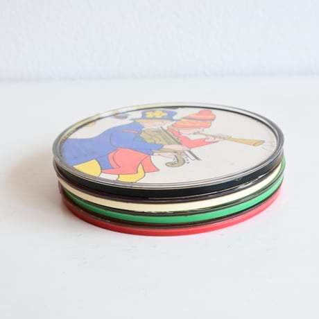 Sweden Coasters with pictures / スウェーデン 民族衣装が描かれたコースター