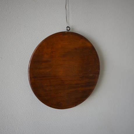 France Antiques Round Mirror / フランス アンティーク 木の丸い鏡