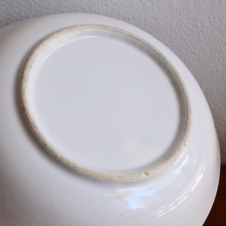 France Antique Faience Fine Soup Plate  / フランス アンティーク 白錫釉のスーププレートB