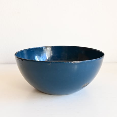 ARABIA FINEL Enamel BOWL   / アラビア・フィネル  琺瑯ボウル（ヴィンテージブルー）φ:14.2cm
