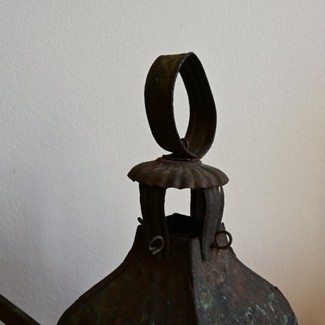 France Antiques Tin Lantern / アンティーク 教会のランタン