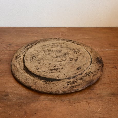 Sweden antique wooden plate / スウェーデン アンティーク 木皿 A-2