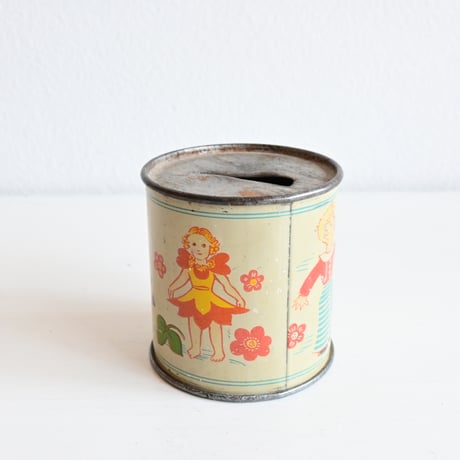 Sweden Tin piggy bank / スウェーデン ブリキの貯金箱
