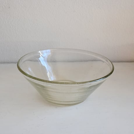 Finland Viili Astia RIIHIMÄKI Glass Bowl / リーヒマキのヨーグルトガラスボウル B