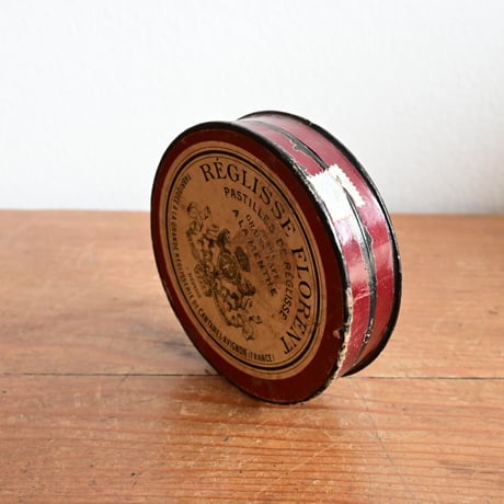 France Antique Round Paper Box  / フランス アンティーク 丸い紙の箱