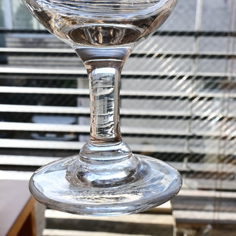 FRANCE Antique Wine Glass  / フランス アンティーク ビストロワイングラス  A