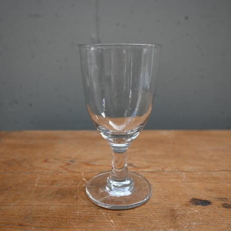 FRANCE Antique Wine Glass  / フランス アンティーク ビストロワイングラス（ゴンドラ型） A