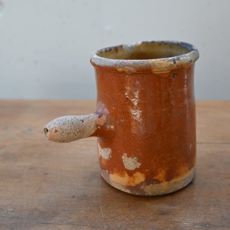 フランスアンティーク ミルクジャグ ミルクポット 南仏陶器