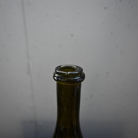 FRANCE Old Glass Wine Bottle  / フランス アンティーク 吹きワインボトル
