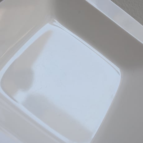 Finland  FISKAMIN  Plate with hands  / フィンランド フィスカミン メラミン製の持ち手付き深皿