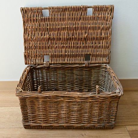 France Old wood basket Paniers / フランス ストックバスケット パニエ かご ラタン
