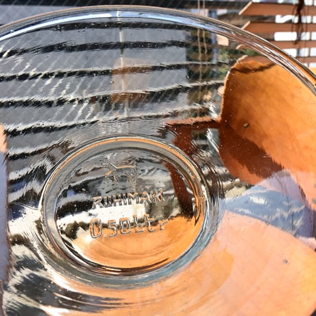 Finland Viili Astia RIIHIMÄKI Glass Bowl / リーヒマキのヨーグルトガラスボウル E