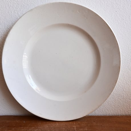 France Antique Creil et Montereau Plate  / フランス アンティーク クレイユモントローの平皿