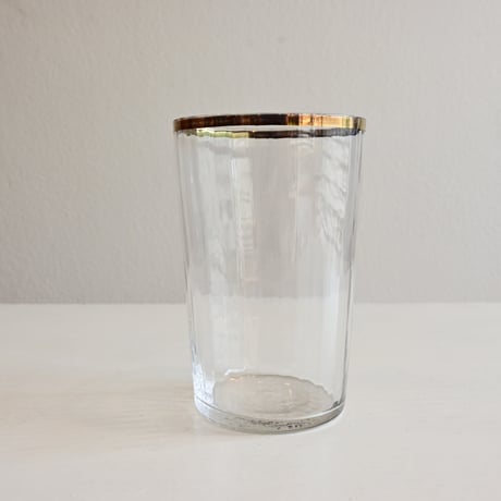 France Antique Gold rim glass / フランス アンティーク 金縁のグラス