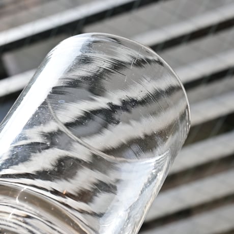 FRANCE Antique Wine Glass  / フランス アンティーク 筒型のビストロワイングラスA