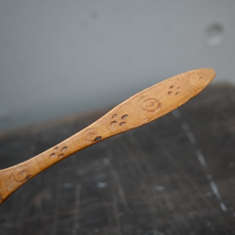 Sweden Wood Spoon / スウェーデンの木製スプーン 木匙 D