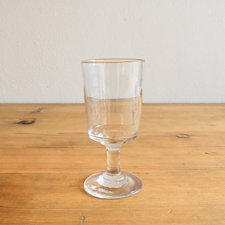 FRANCE Antique Wine Glass  / フランス アンティーク 筒型のビストロワイングラスA