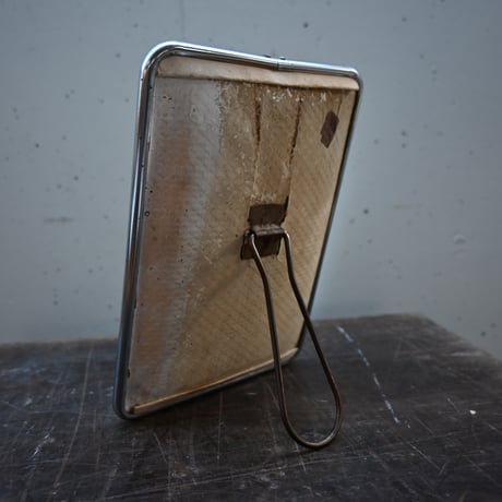 France Metal frame Stand＆Wall Mirror / フランス 古いメタルフレームのスタンドミラー＆壁掛けミラー  B