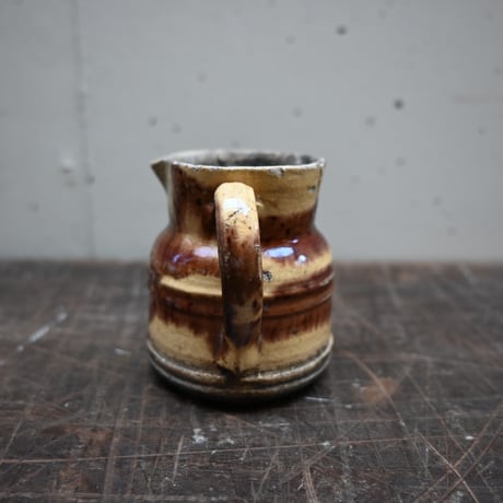 France Old Mini Pitcher / フランス  古い ミニピッチャー（修復あり）