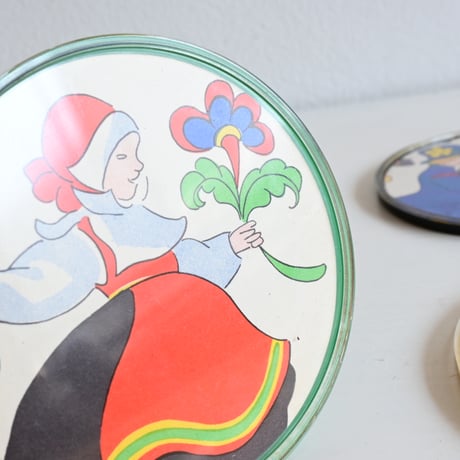 Sweden Coasters with pictures / スウェーデン 民族衣装が描かれたコースター