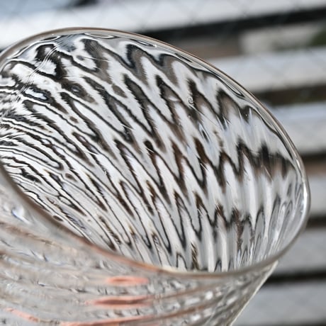 France Antique Twisted Glass / フランス アンティーク モールツイストグラス