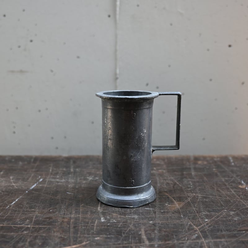 France Antique Pewter Measuring cup / フランス アンテ