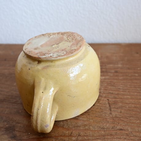 France Old Kids Pottery/ フランス アンティーク おままごとのミニマグ