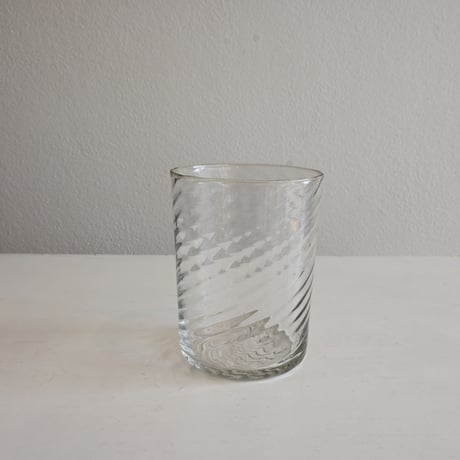 France Antique Twisted Glass / フランス アンティーク モールツイストグラス