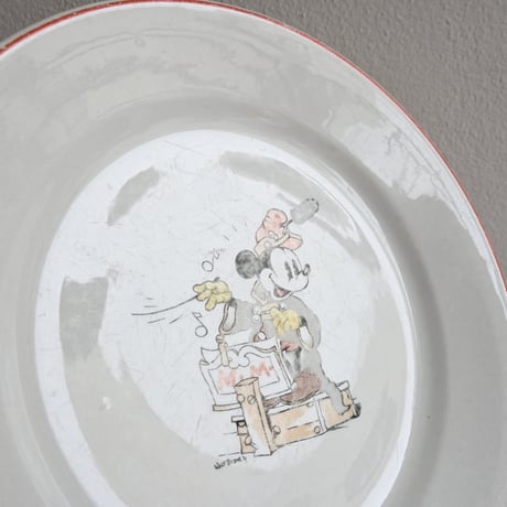 Finland Old Arabia Walt Disney Mickey Mouse Plate / フィンランド アラビア ミッキーのプレート