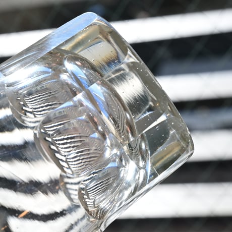 France Antique Cutting Glass / フランス アンティーク カッティングロックグラス