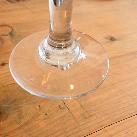 FRANCE Antique Wine Glass  / フランス アンティーク ビストロワイングラス  E