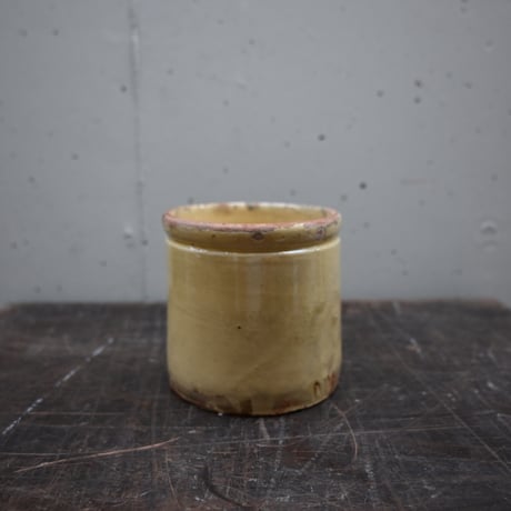 France Old Yellow Pot / 南仏の黄釉のポット