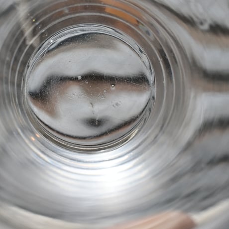France Antique   Etching Glass / フランス アンティーク エッチングが施されたクリスタルグラス