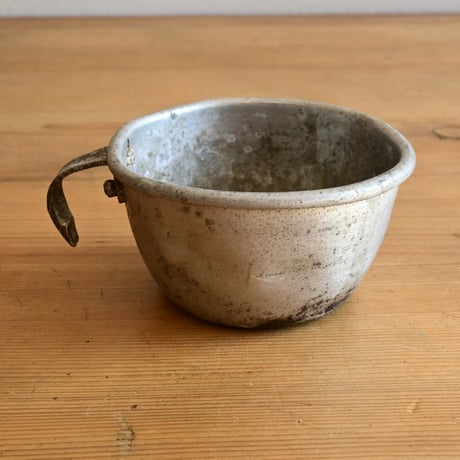 France Antique Military Aluminium Cup  / フランス アンティーク アルミのミリタリーカップ A-4