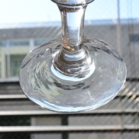 FRANCE Antique Wine Glass  / フランス アンティーク ビストロワイングラス  D