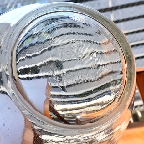 Finland Viili Astia RIIHIMÄKI Glass Bowl / リーヒマキのヨーグルトガラスボウル B
