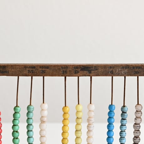 フランス 古い子供のそろばん Le petit boulier numérique