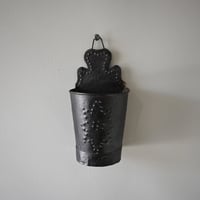 France Tin Planter　/ フランス 古いブリキのプランター A