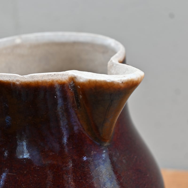 France Antique Cul Noir Pitcher / フランス アンティーク キ