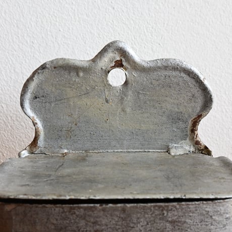 France Old Hanging Metal Box  / フランス 古い 壁掛けメタルボックス