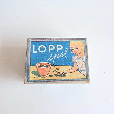 Sweden LOPPSPEL / スウェーデン 古いゲームの箱