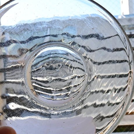 Finland Viili Astia RIIHIMÄKI Glass Bowl / リーヒマキのヨーグルトガラスボウル B