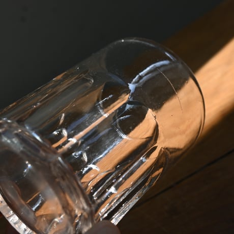 FRANCE Antique Cutting Glass  / フランス アンティーク面取グラス