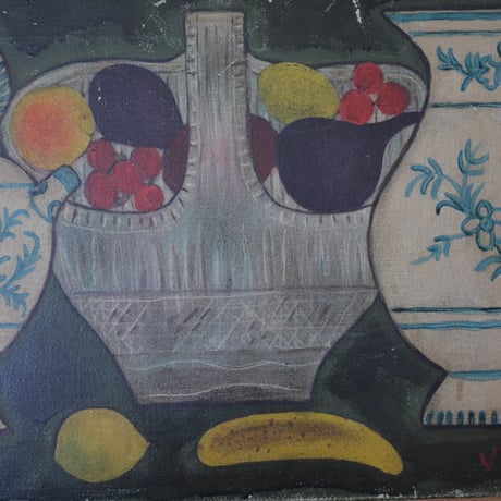 France Oil Painting "victor vic daumas"/ フランス ヴィクトル・ヴィック・ドーマスの油絵