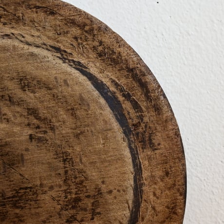 Sweden antique wooden plate / スウェーデン アンティーク 木皿 A-2