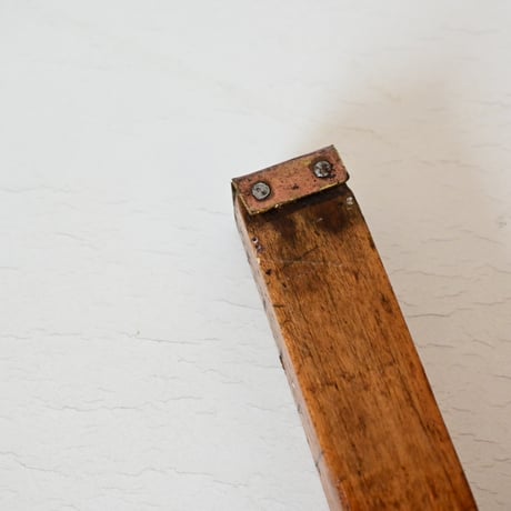 フランス　  DEMI METRE 50cmの木製定規