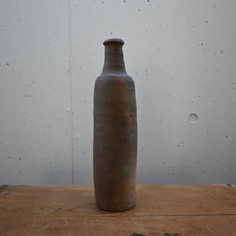 France Antiques Terracotta Bottle / フランス アンティーク プリミティブボトル