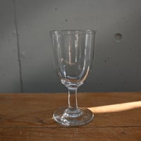 FRANCE Antique Wine Glass  / フランス アンティーク ビストロワイングラス（ゴンドラ型） C