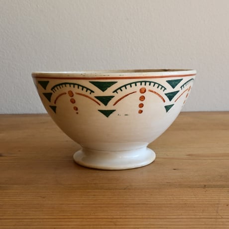 France Antique Cafe Bowl "Creil et Montereau" / フランス  カフェオレボウル ”クレイユモントロー”